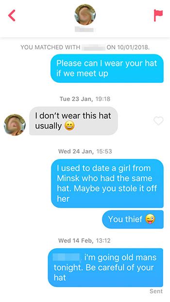 what to say tinder match